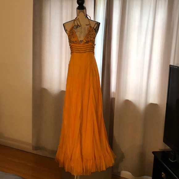 Marciano silk chiffon gown - Picture 1 of 4